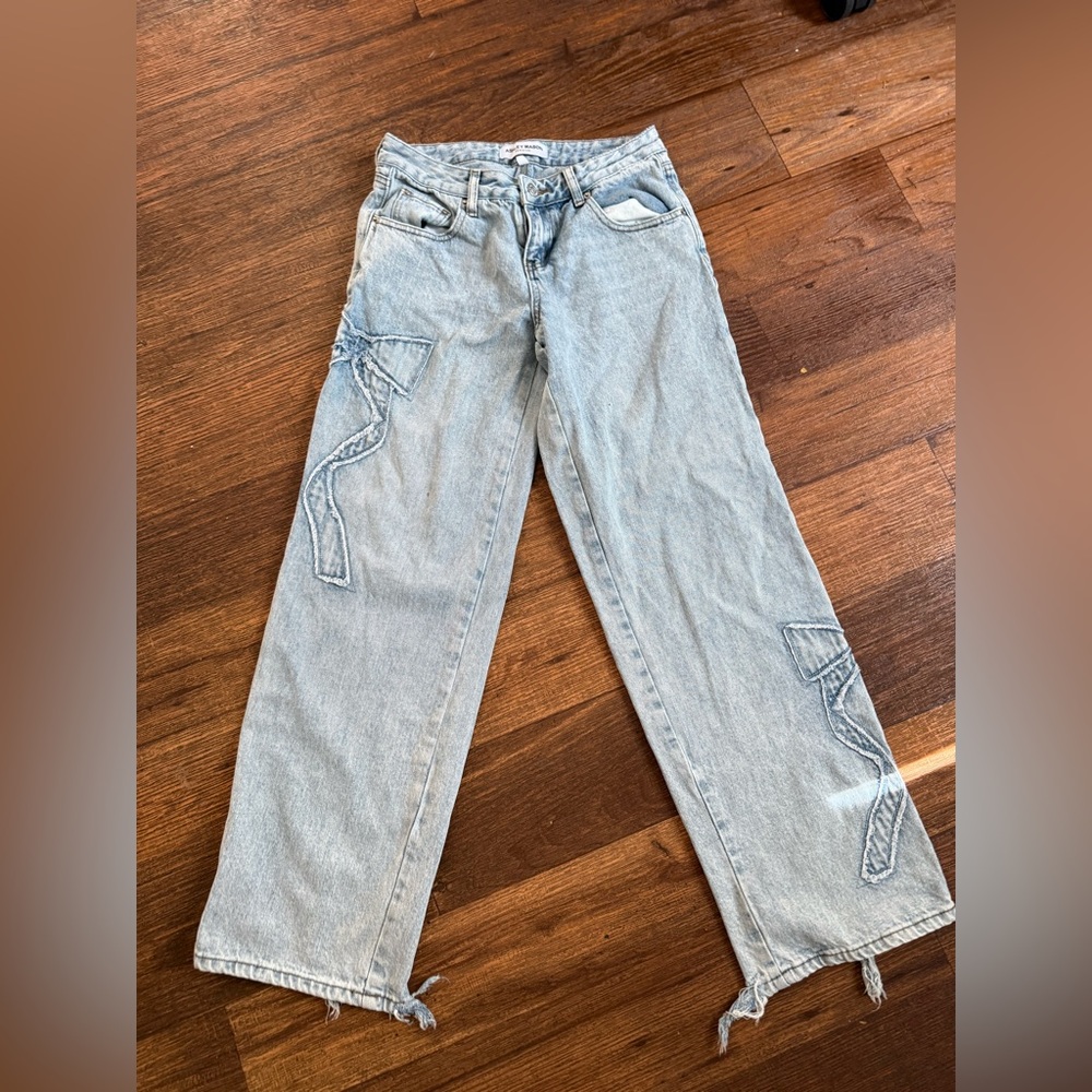 Ashley Mason Light Wash Straight Leg Jeans